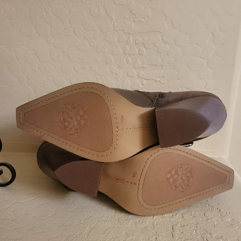 Marc Fisher Maree Brown Booties Size 8 and 8.5 NWT